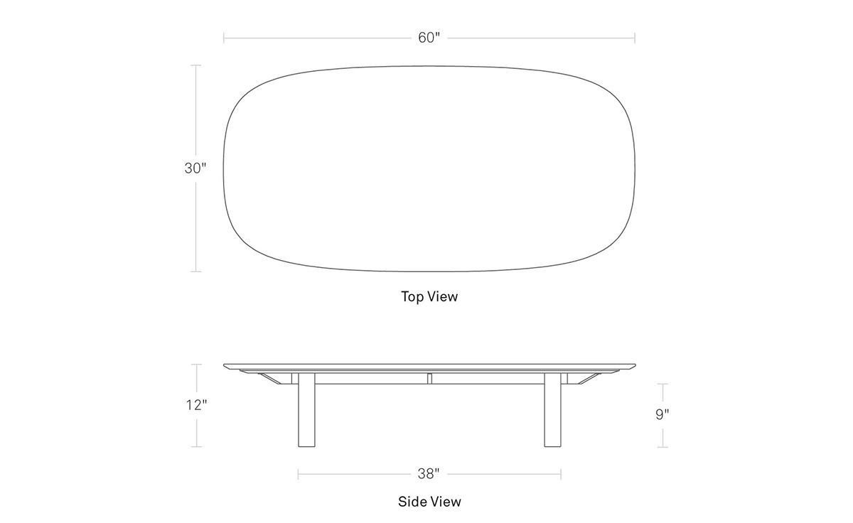 super swoval coffee table