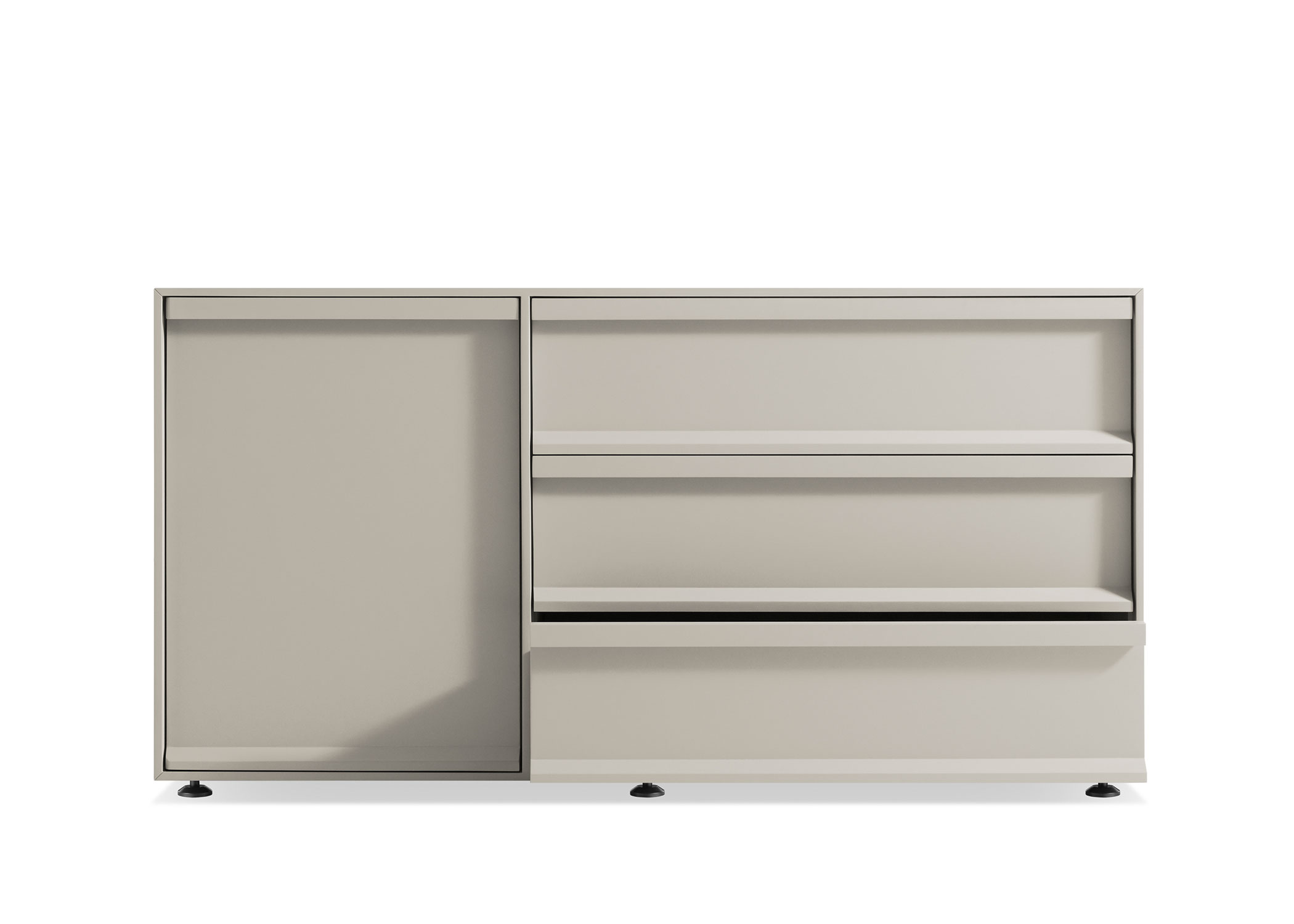 superchoice 1 door / 3 drawer credenza