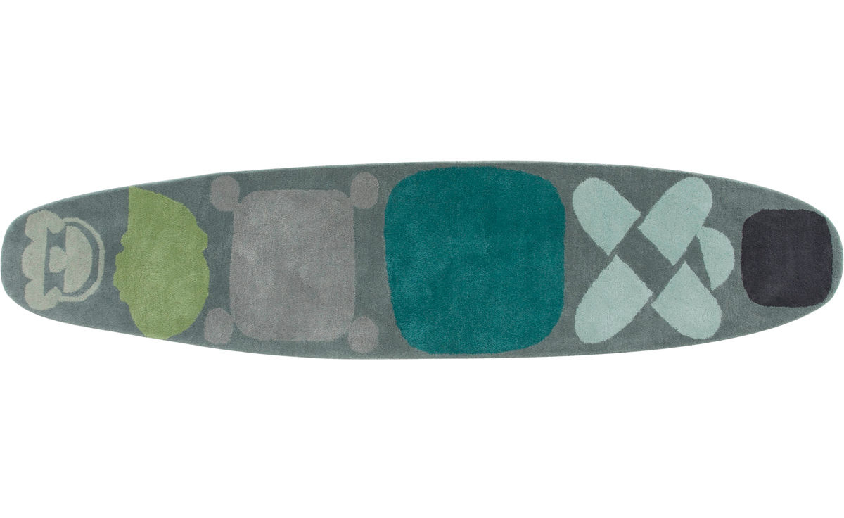 surf race rug