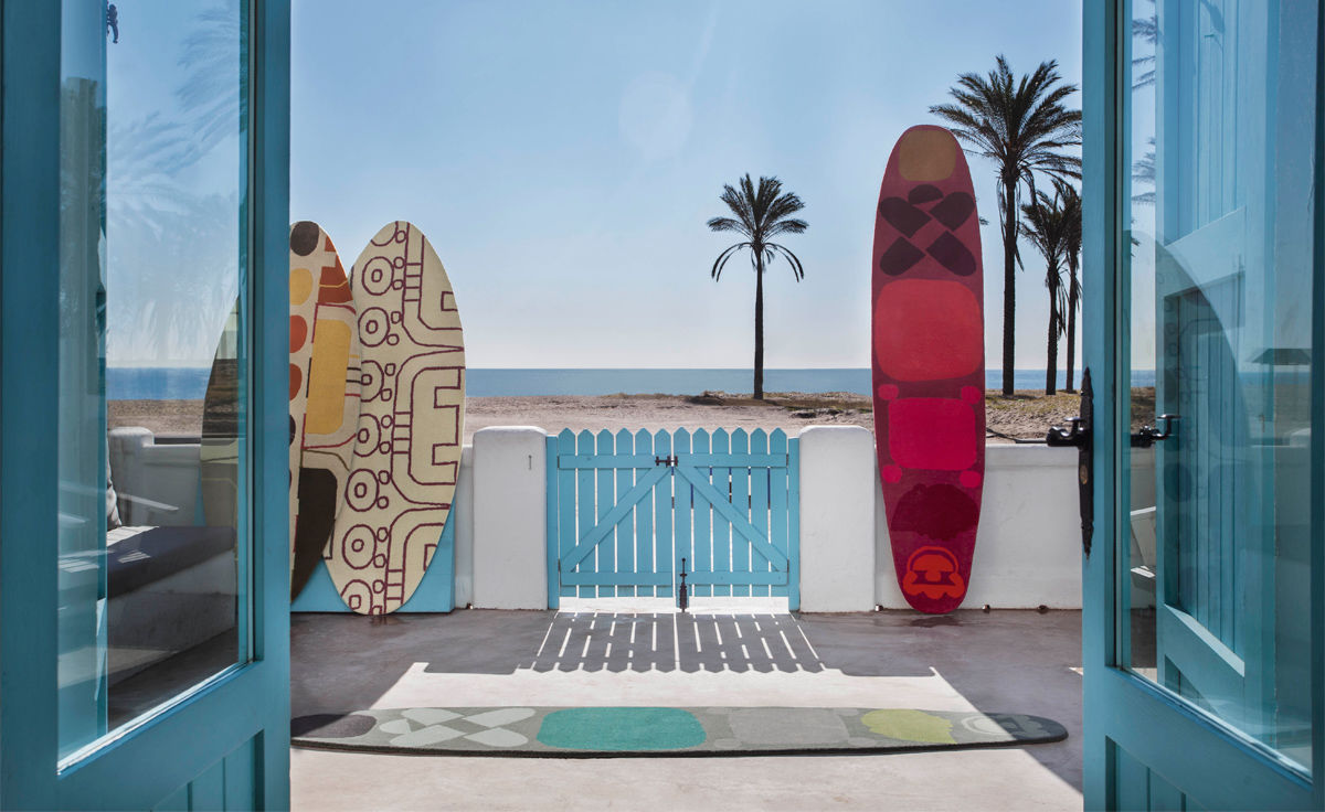 surf race rug