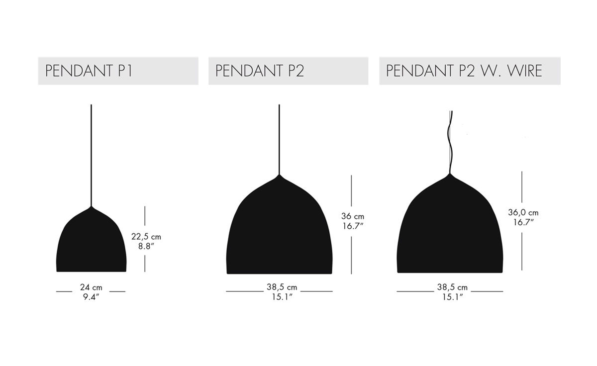 suspence suspension lamp