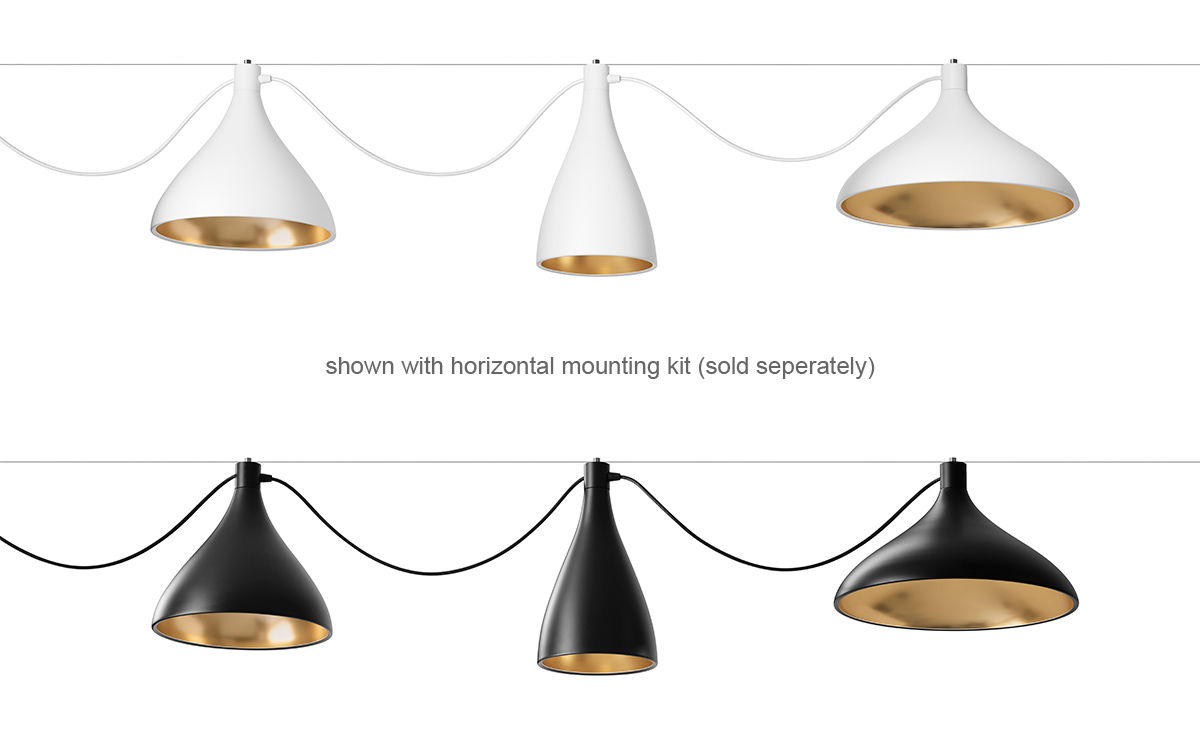 swell 3 string mixed pendant lamps