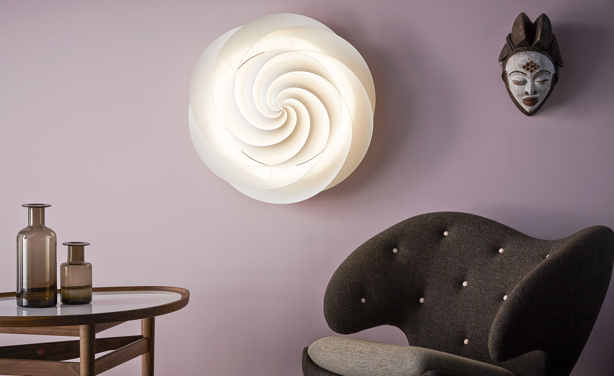 Swirl Wall/Ceiling Lamp
