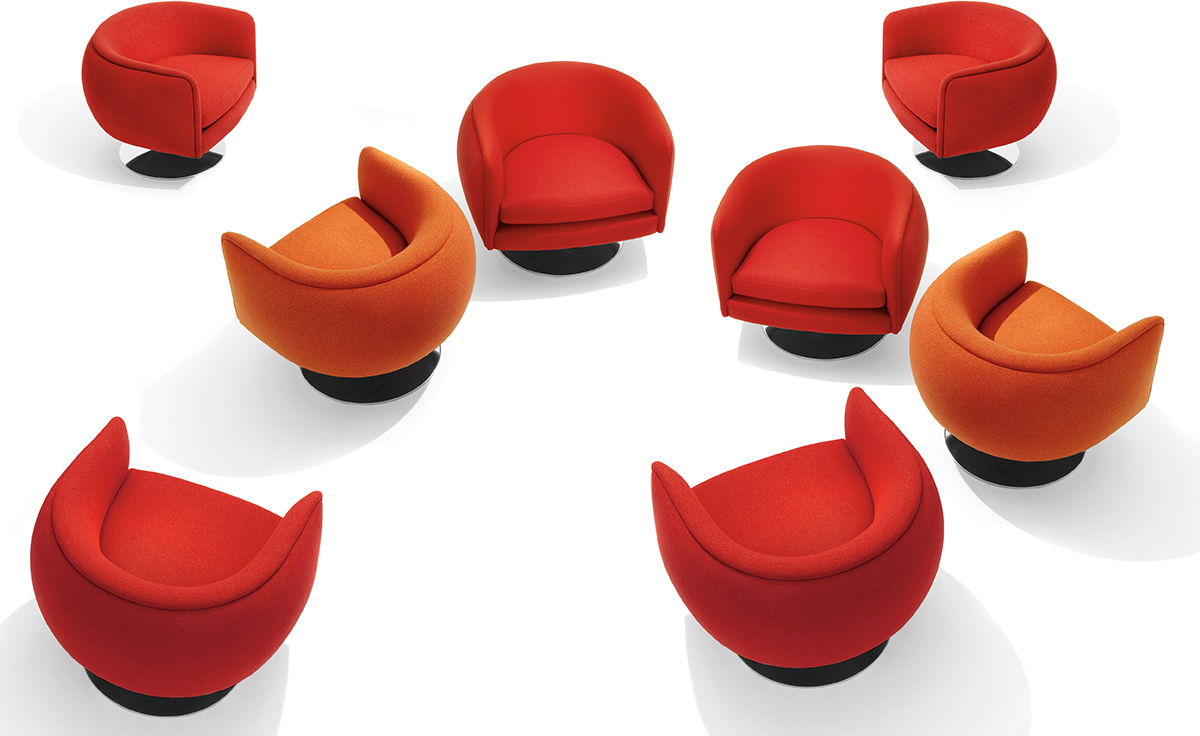 d'urso swivel lounge seating