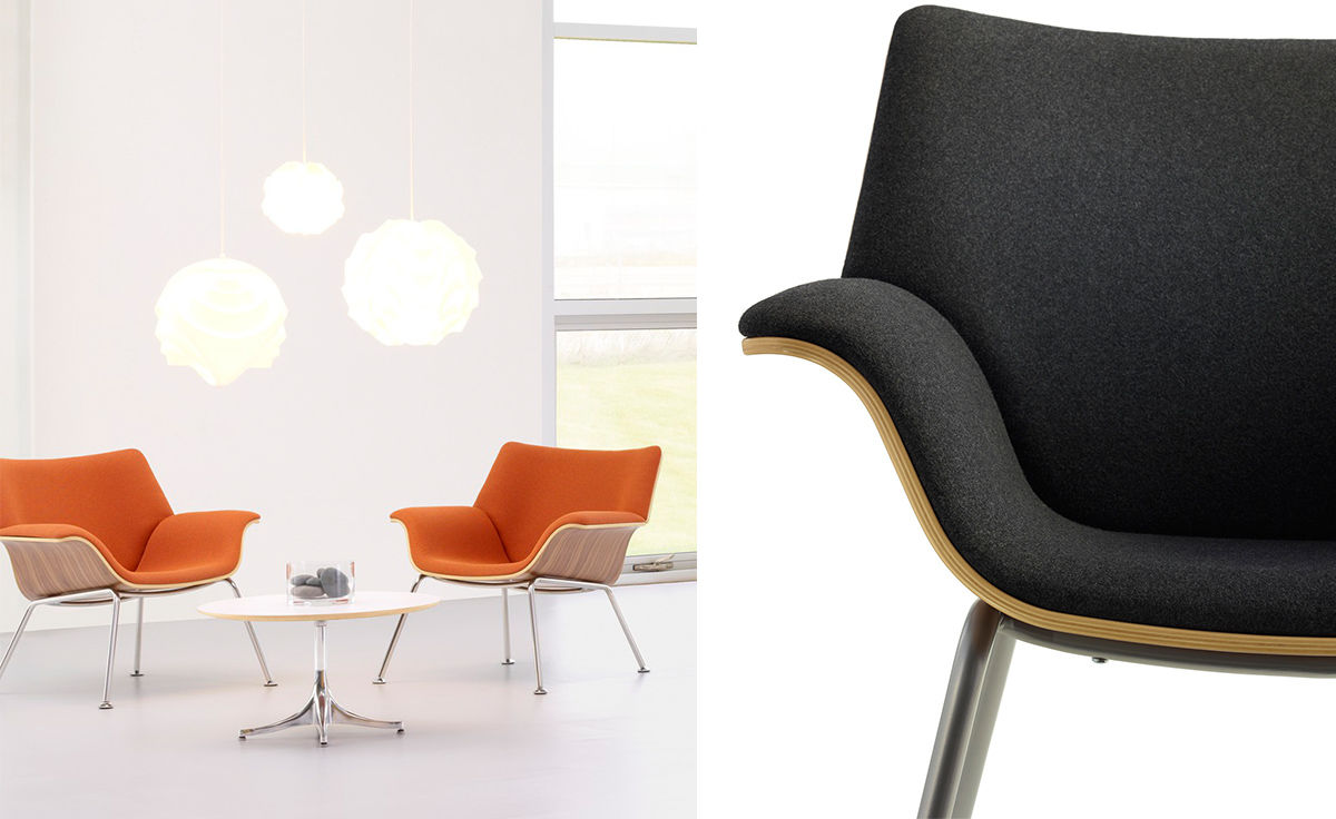 swoop plywood lounge chair
