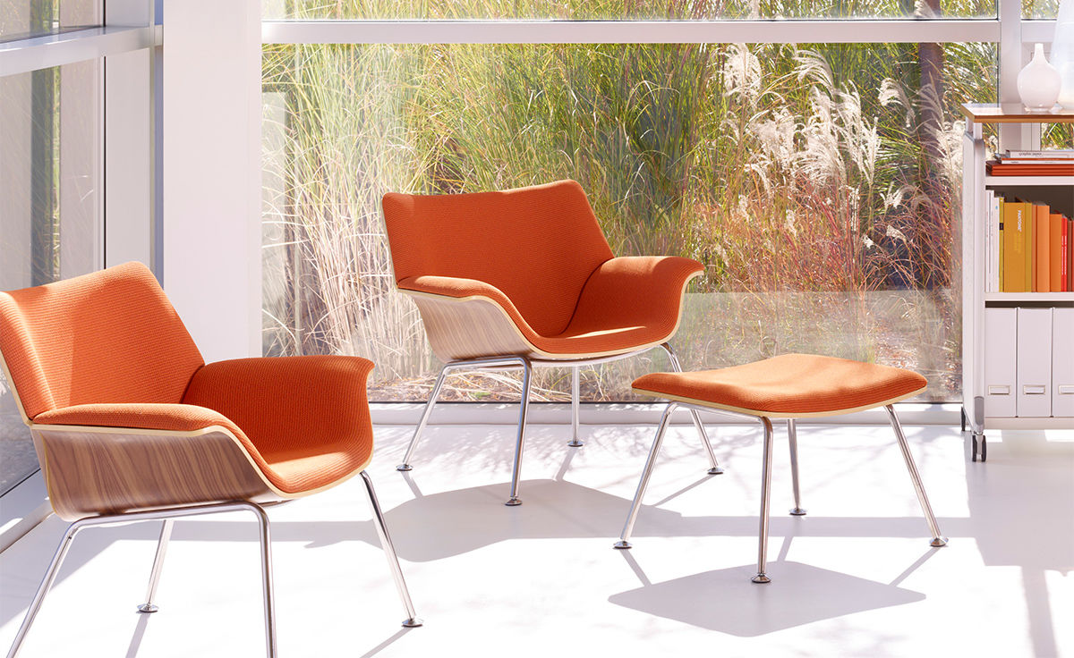 swoop plywood ottoman