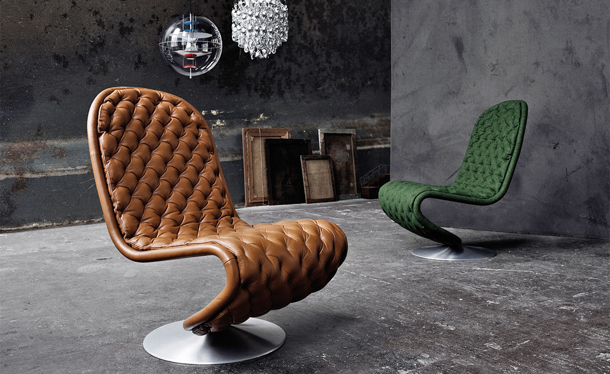 panton system 1-2-3 deluxe lounge chair