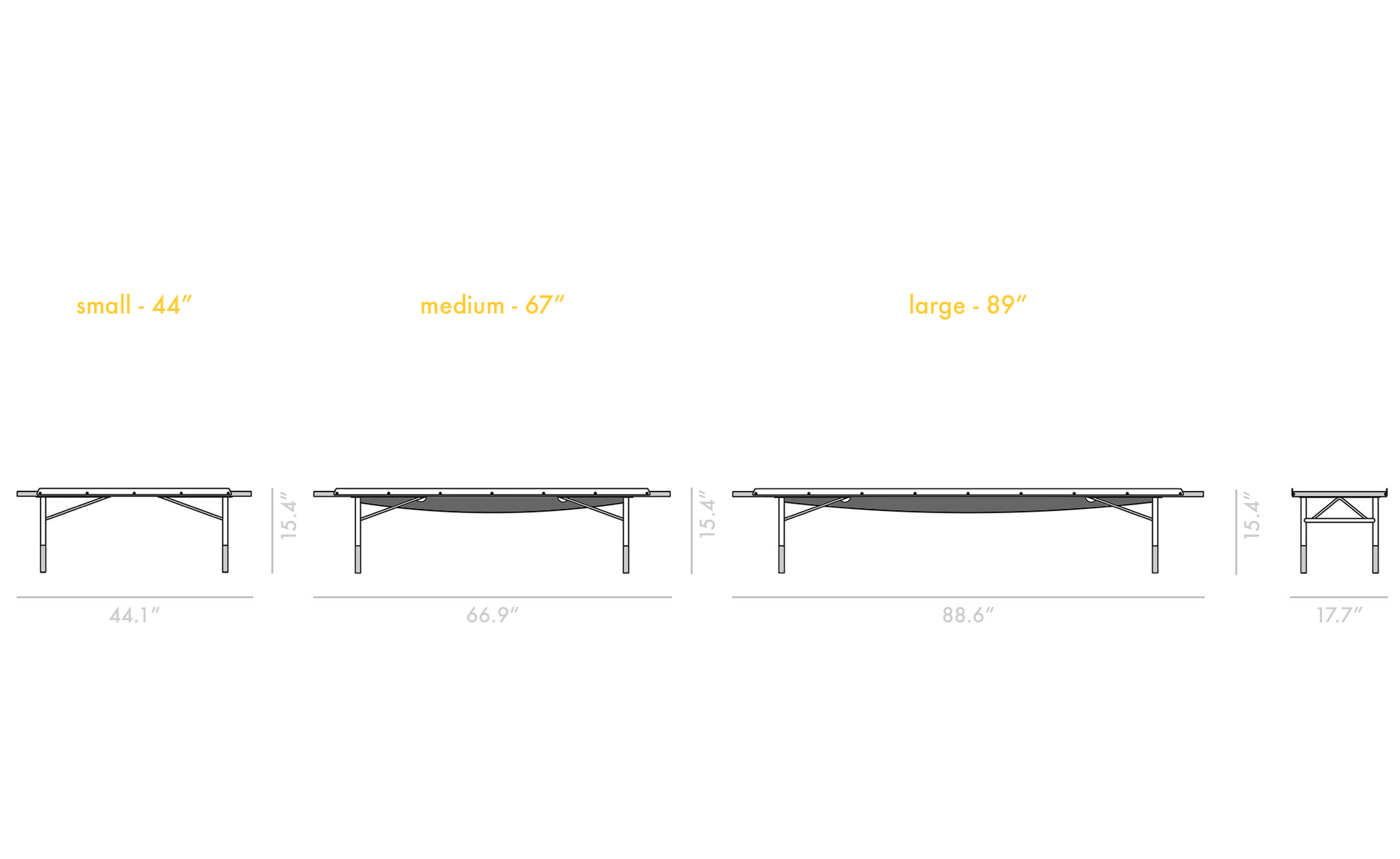 Table Bench 67 inch