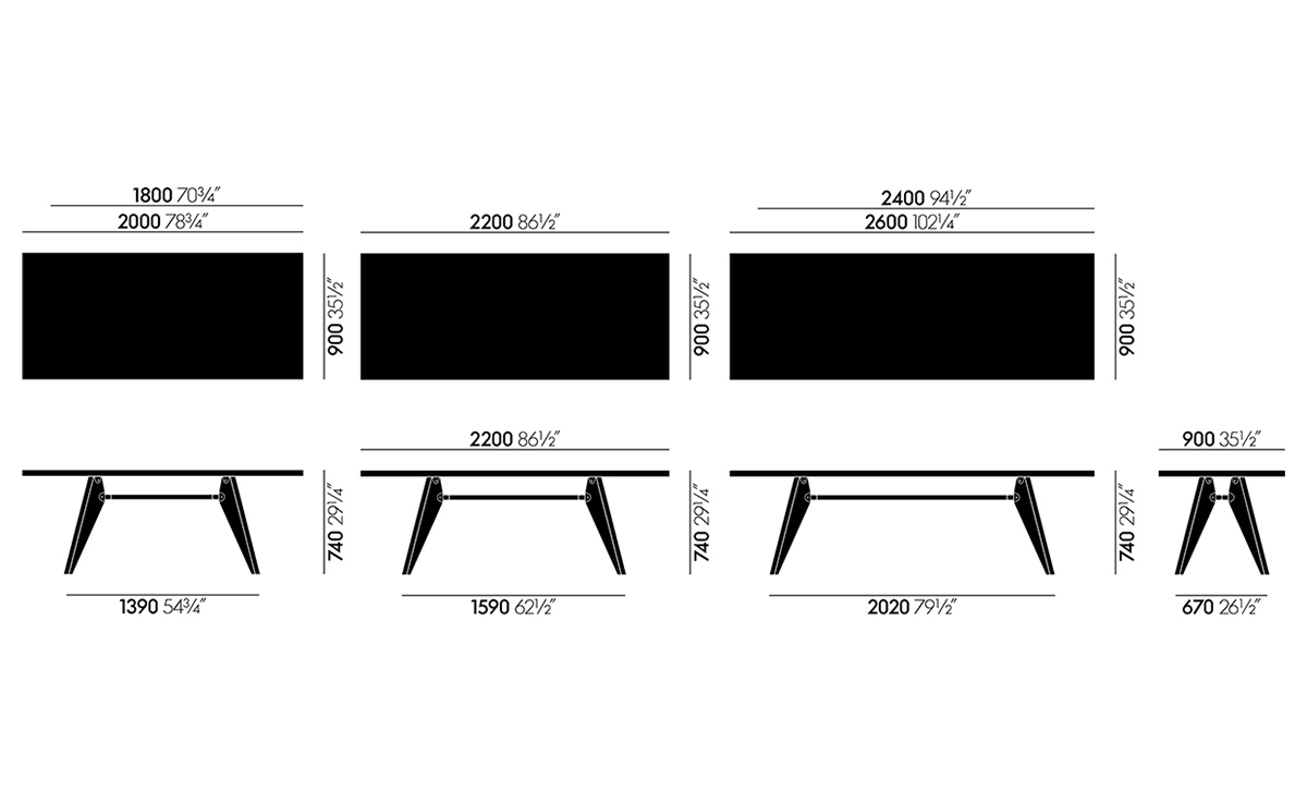 prouv&eacute; table solvay