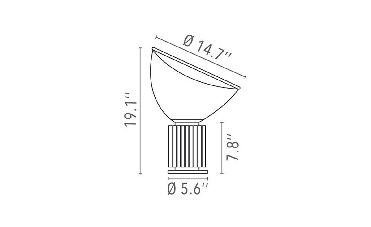 taccia small led table lamp