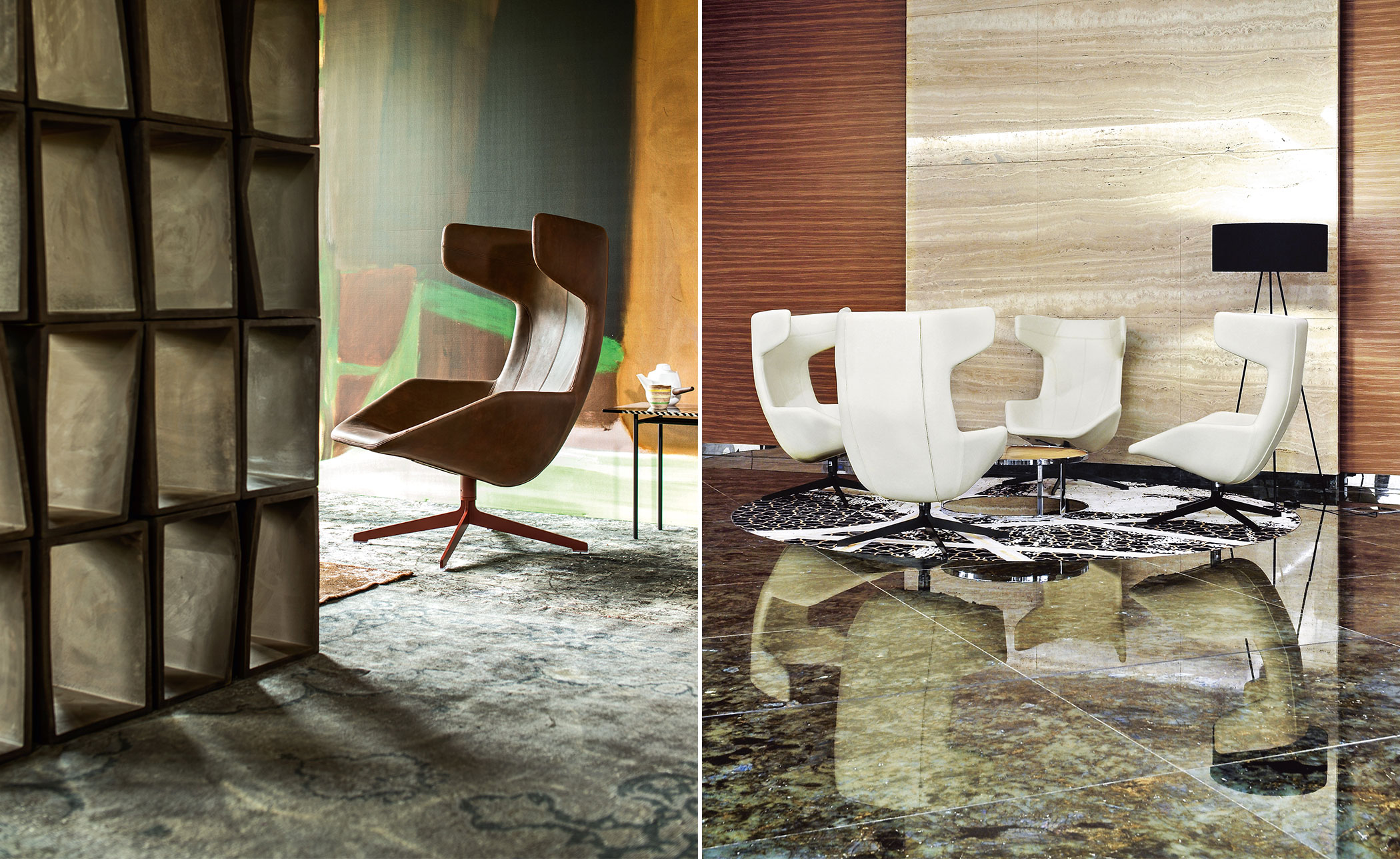 take a line for a walk swivel armchair