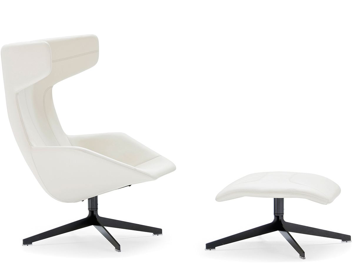 take a line for a walk swivel armchair with foot stool