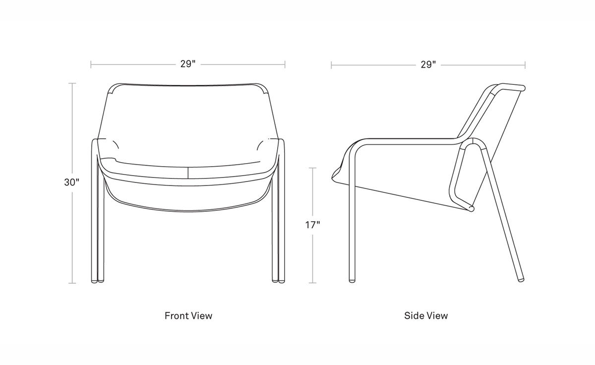 tangent lounge chair