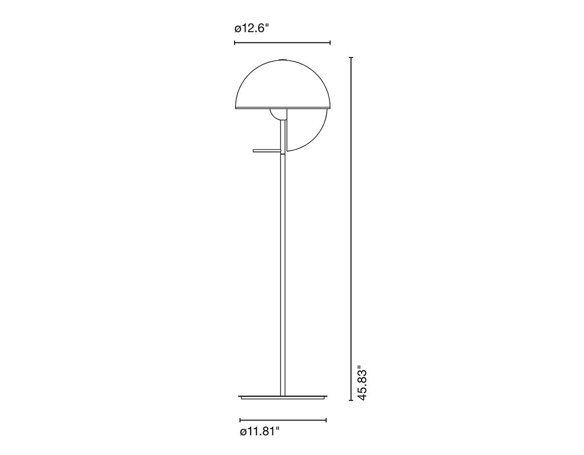 theia p floor lamp