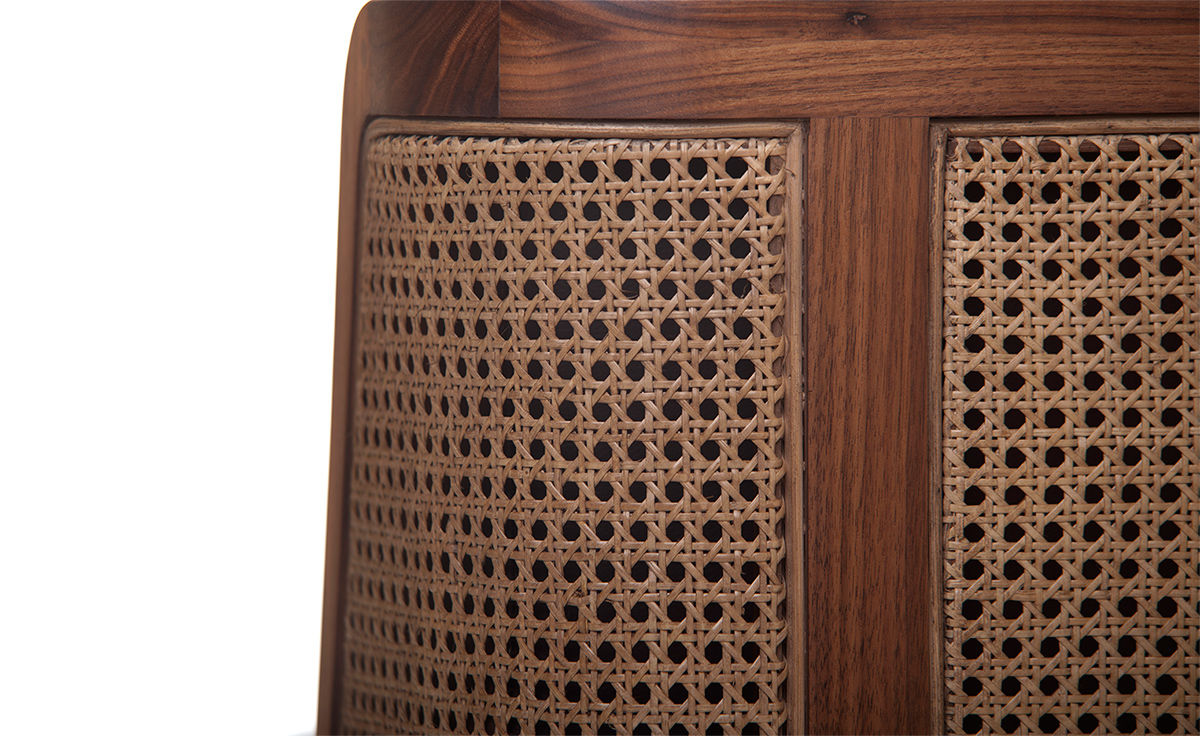 throne lounge chair 270 with rattan