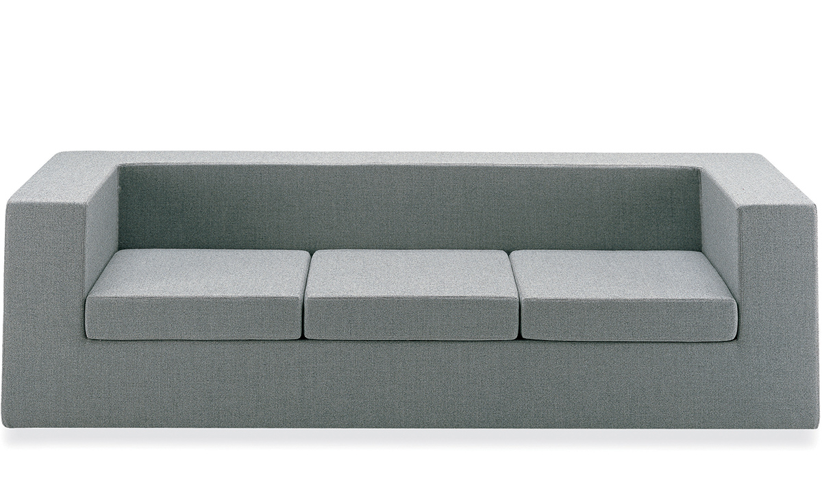 throw-away three seat sofa
