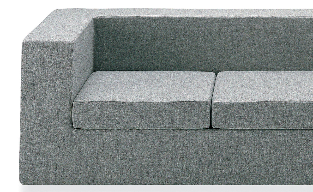 throw-away three seat sofa