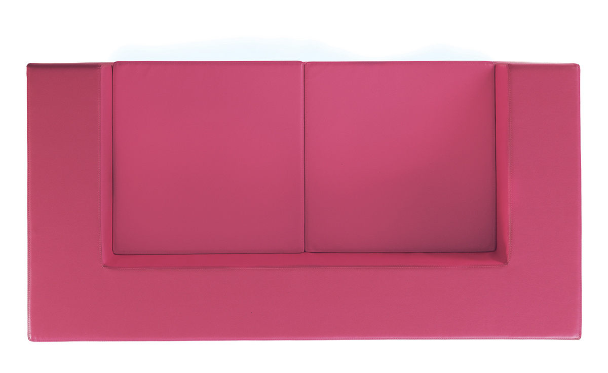 throw-away two seat sofa