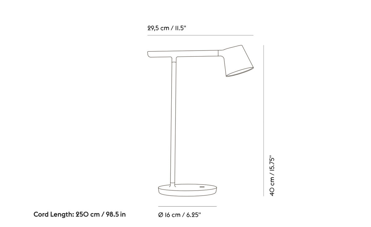 tip table lamp