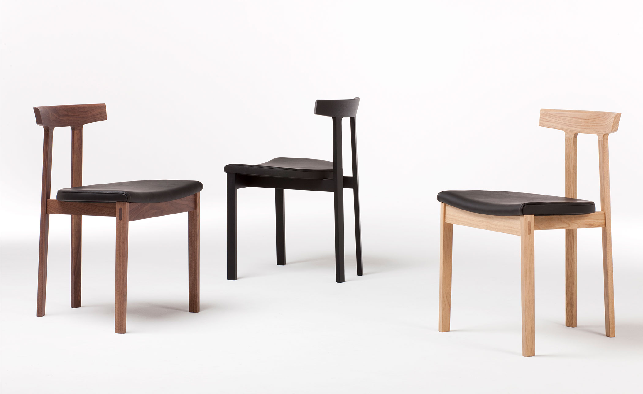 torii chair with upholstered seat