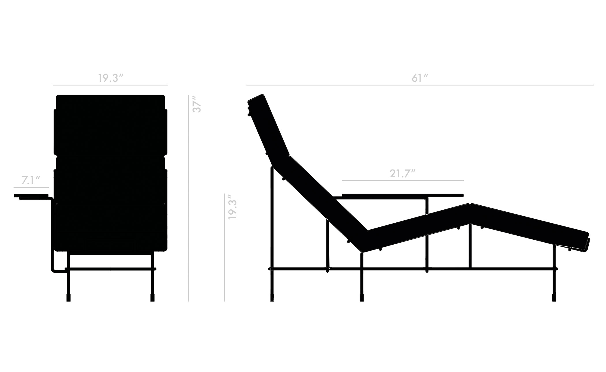 magis traffic chaise lounge