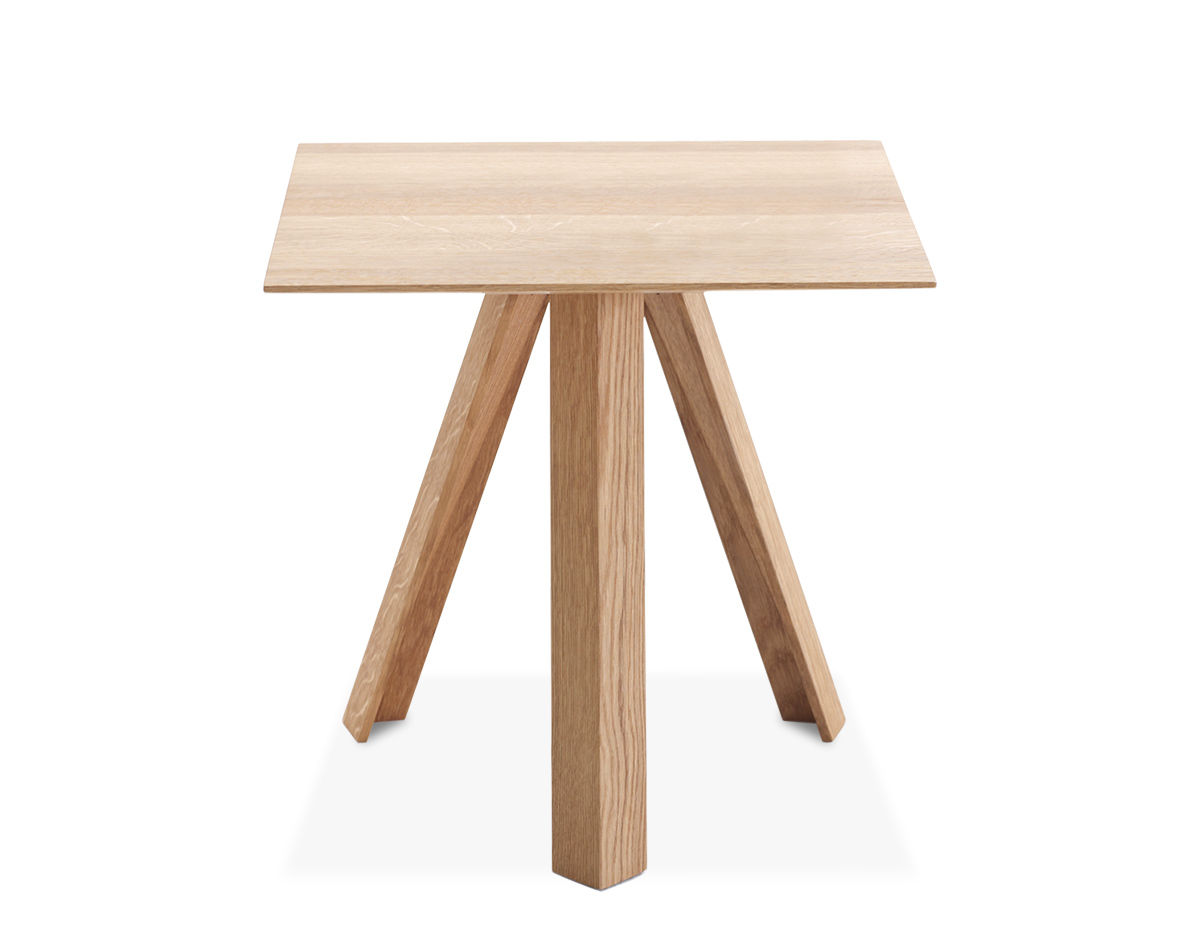 tre side table with wood top