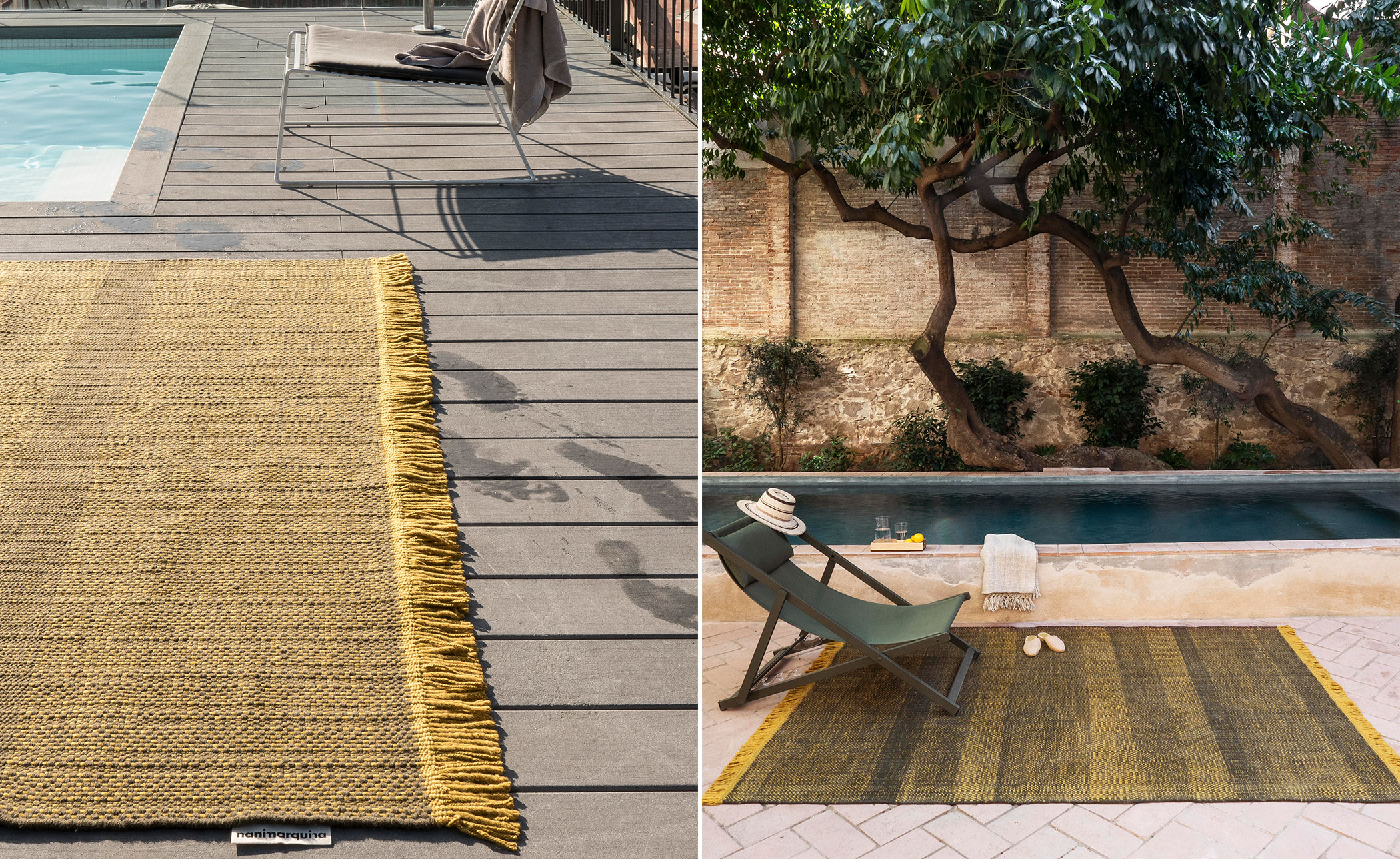 Tres Outdoor Texture Rug