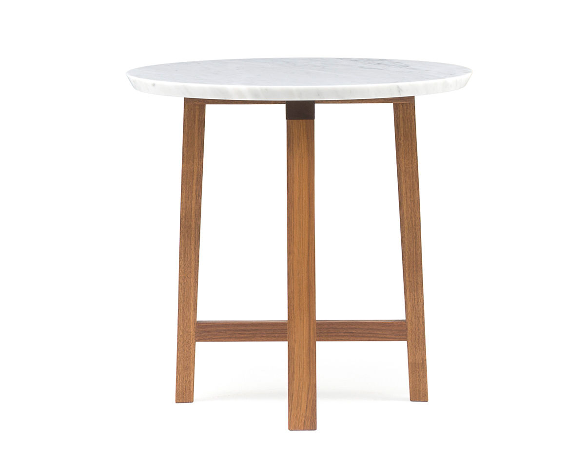 trio side table with marble top 754sm