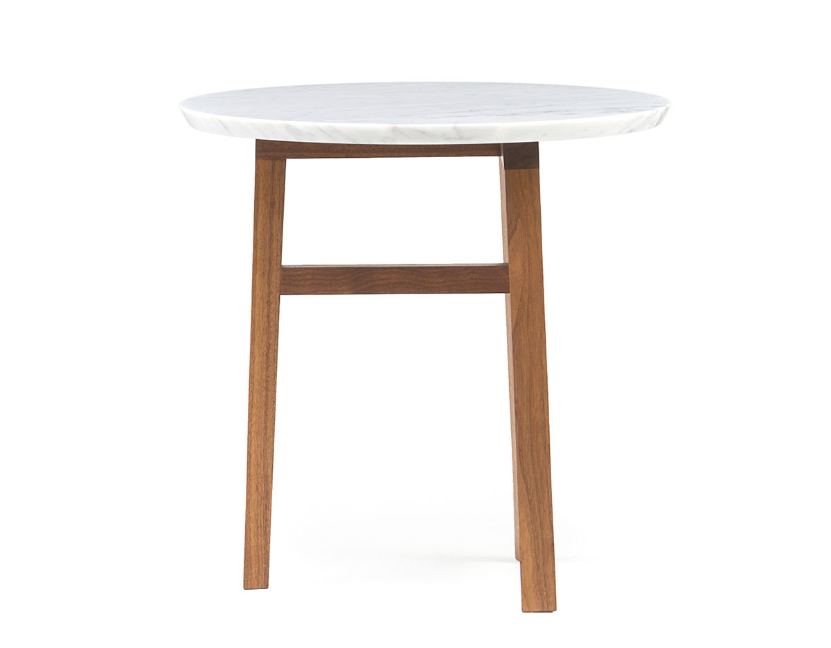 trio side table with marble top 754sm