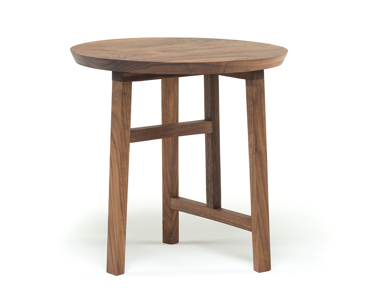 trio side table with wood top 754s