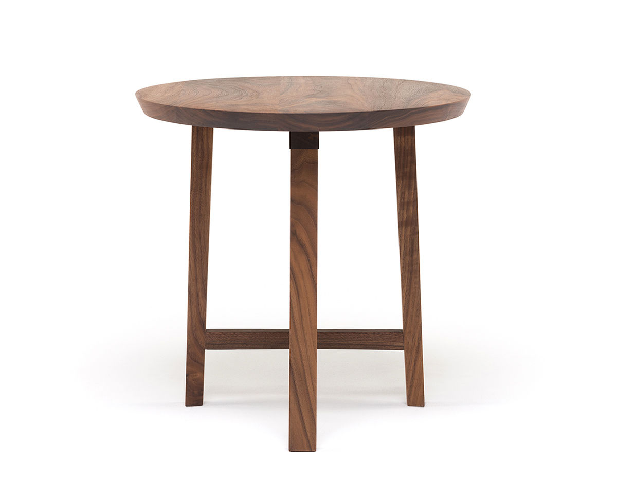 trio side table with wood top 754s