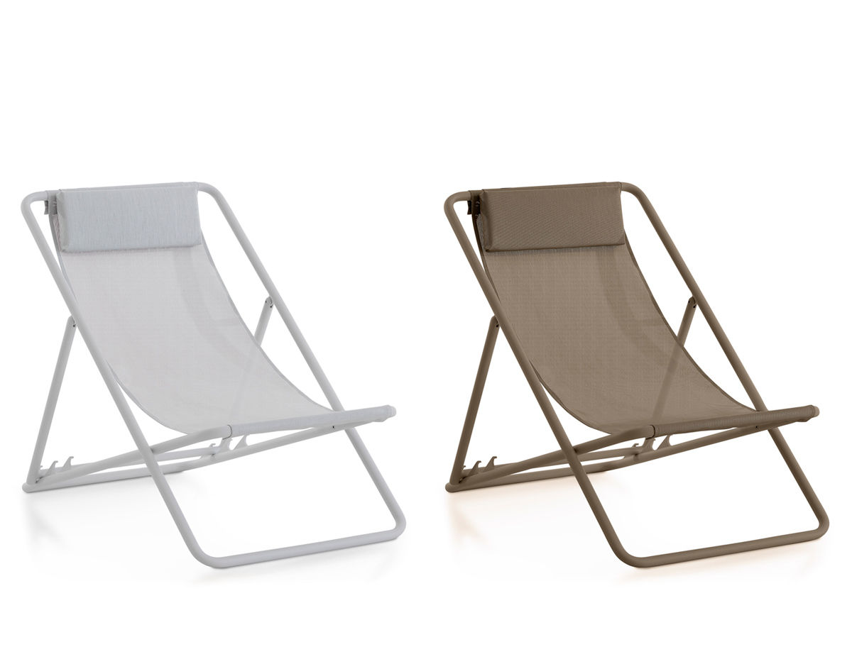 trip deckchair monochrome