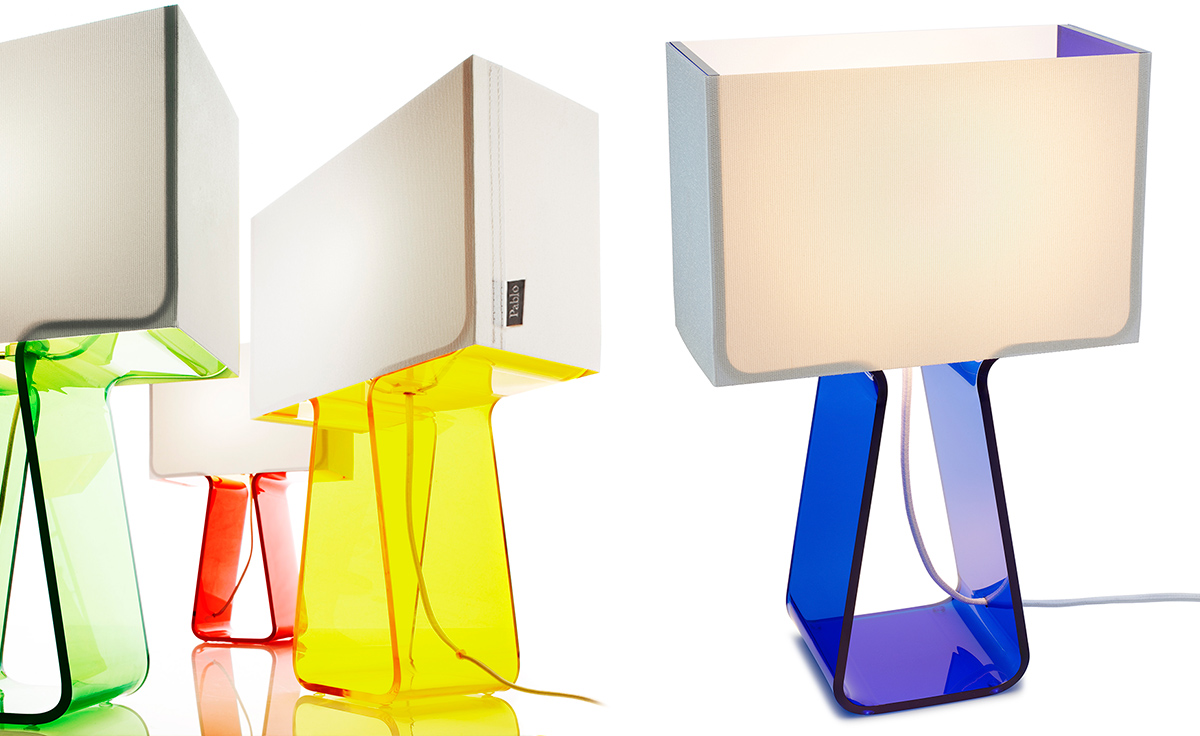 tube top table lamp