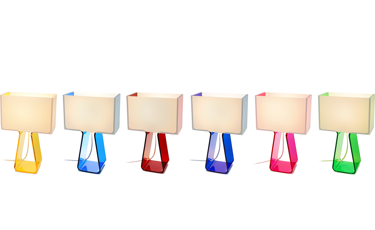 tube top table lamp