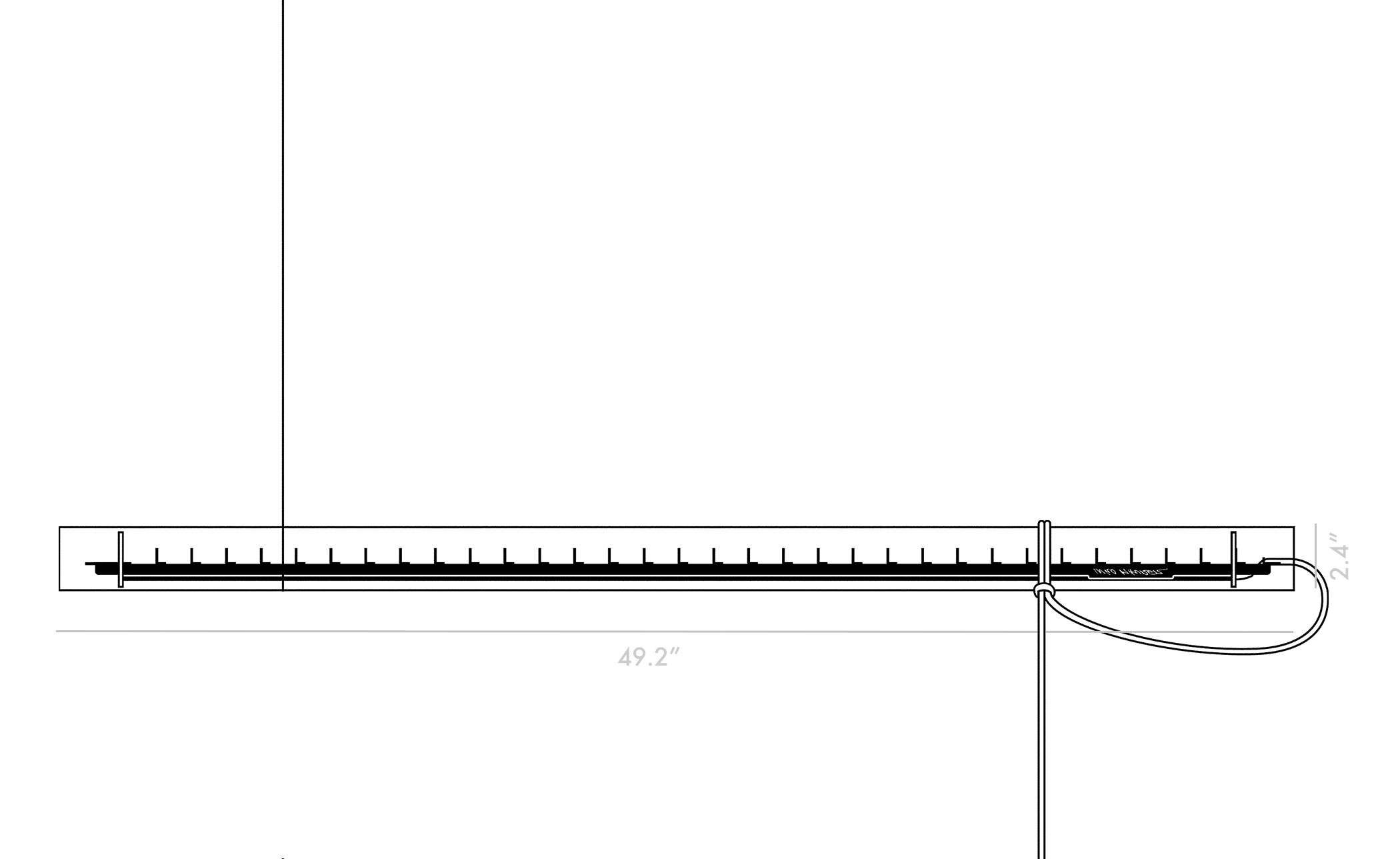 Tubular Balance Table Lamp