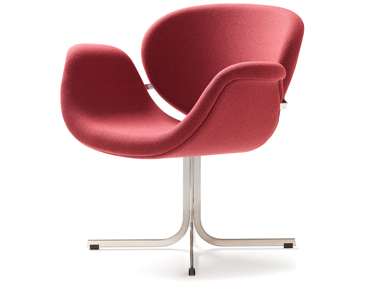 pierre paulin tulip midi chair with cross base