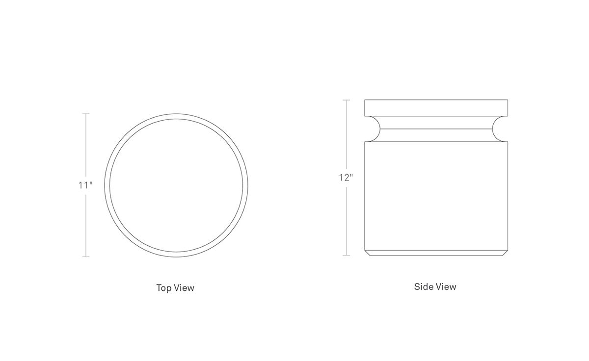 turn low side table