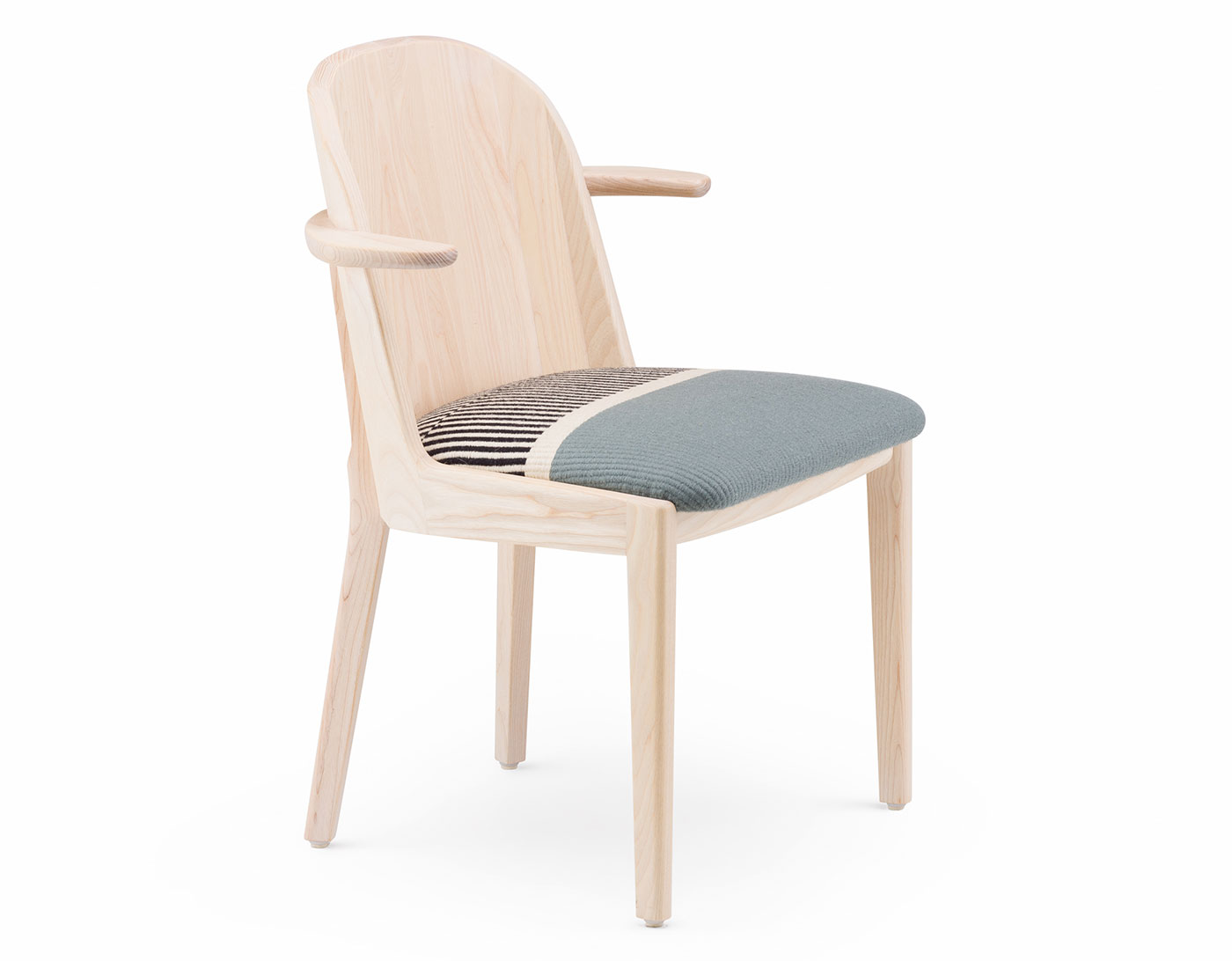 Twenty-Five Dining Armchair with Manta Gil upholstery