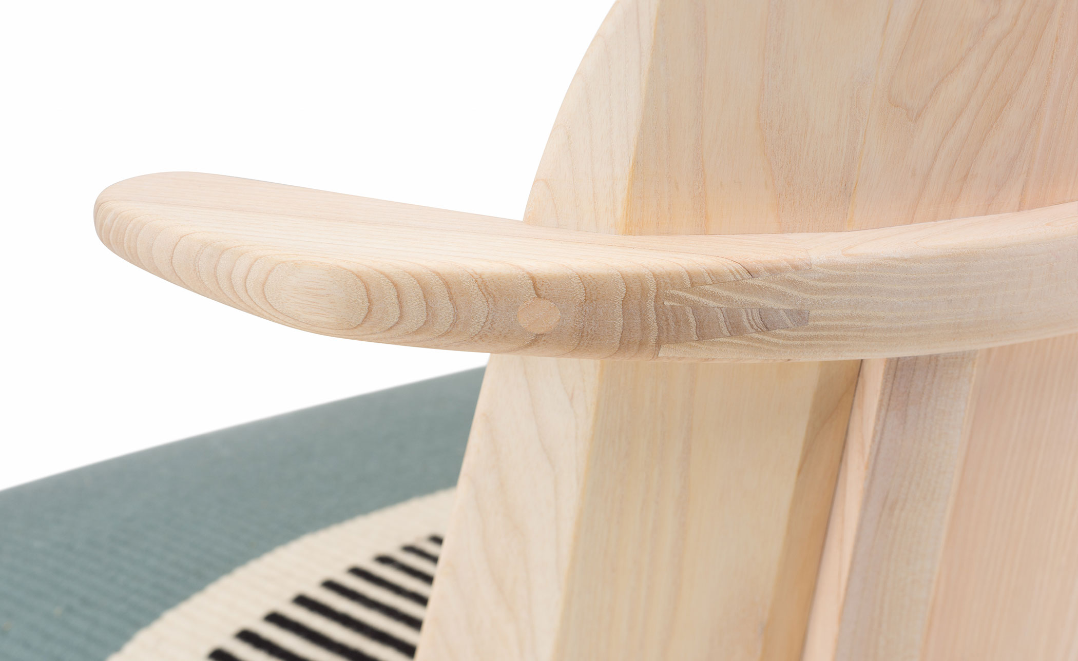 Twenty-Five Dining Armchair with Manta Gil upholstery