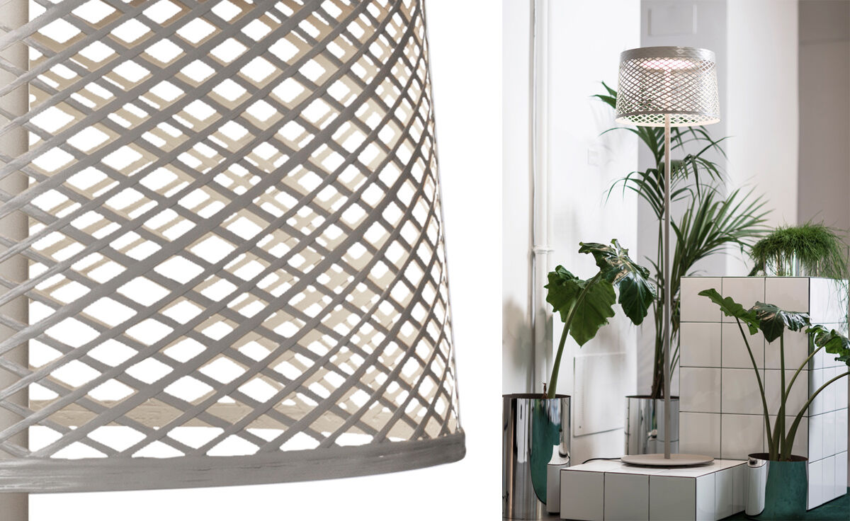 twiggy grid reading floor lamp