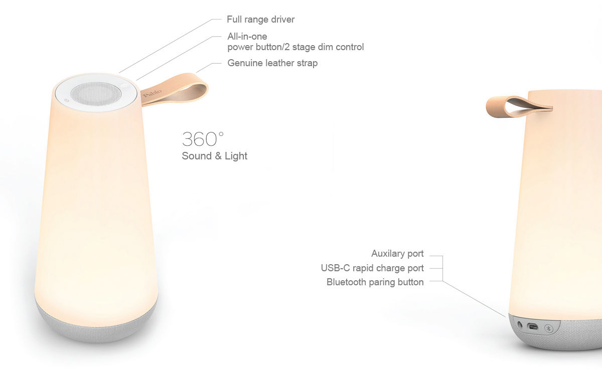 uma mini led sound lantern