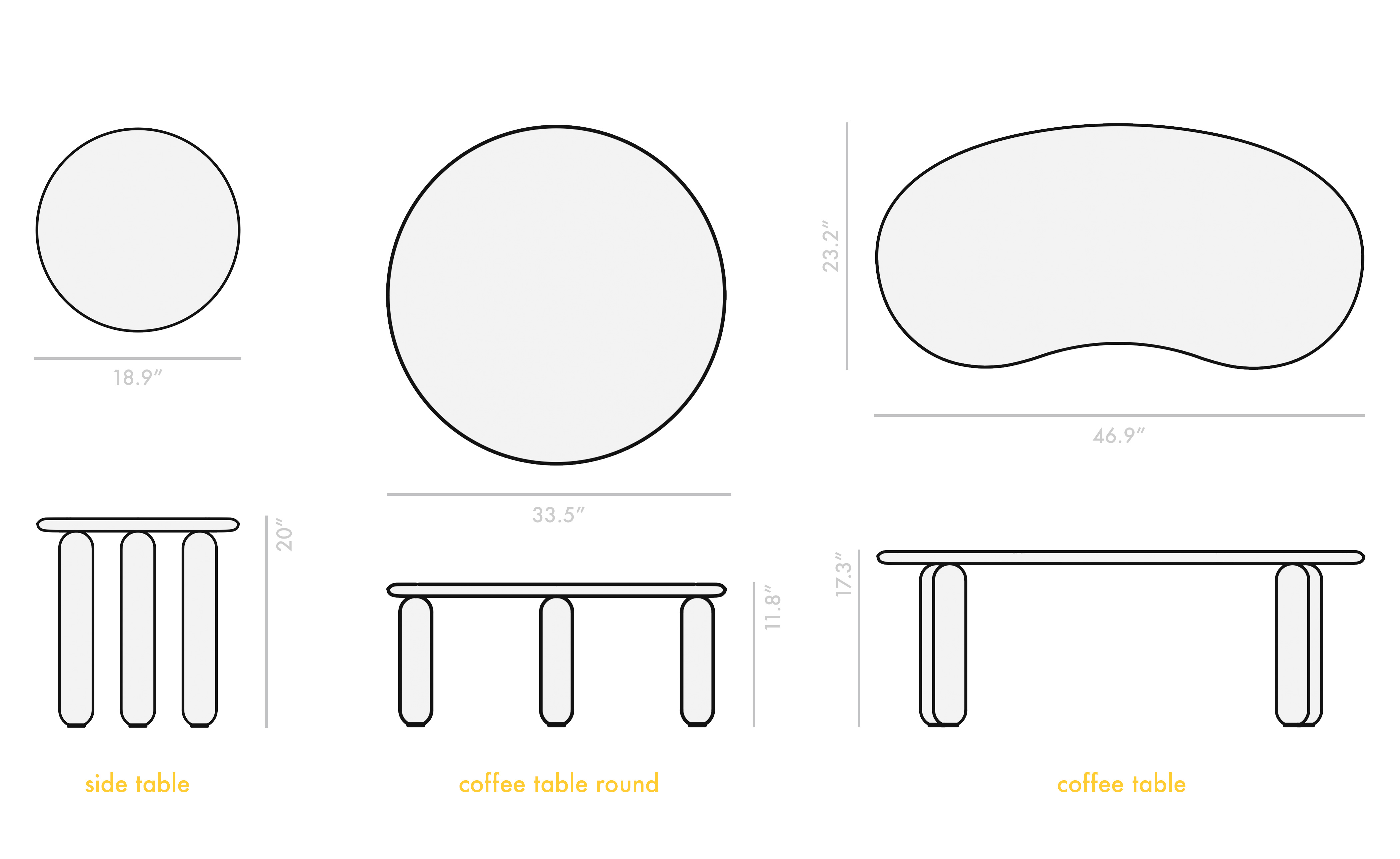 Undique Mas Coffee Table Round