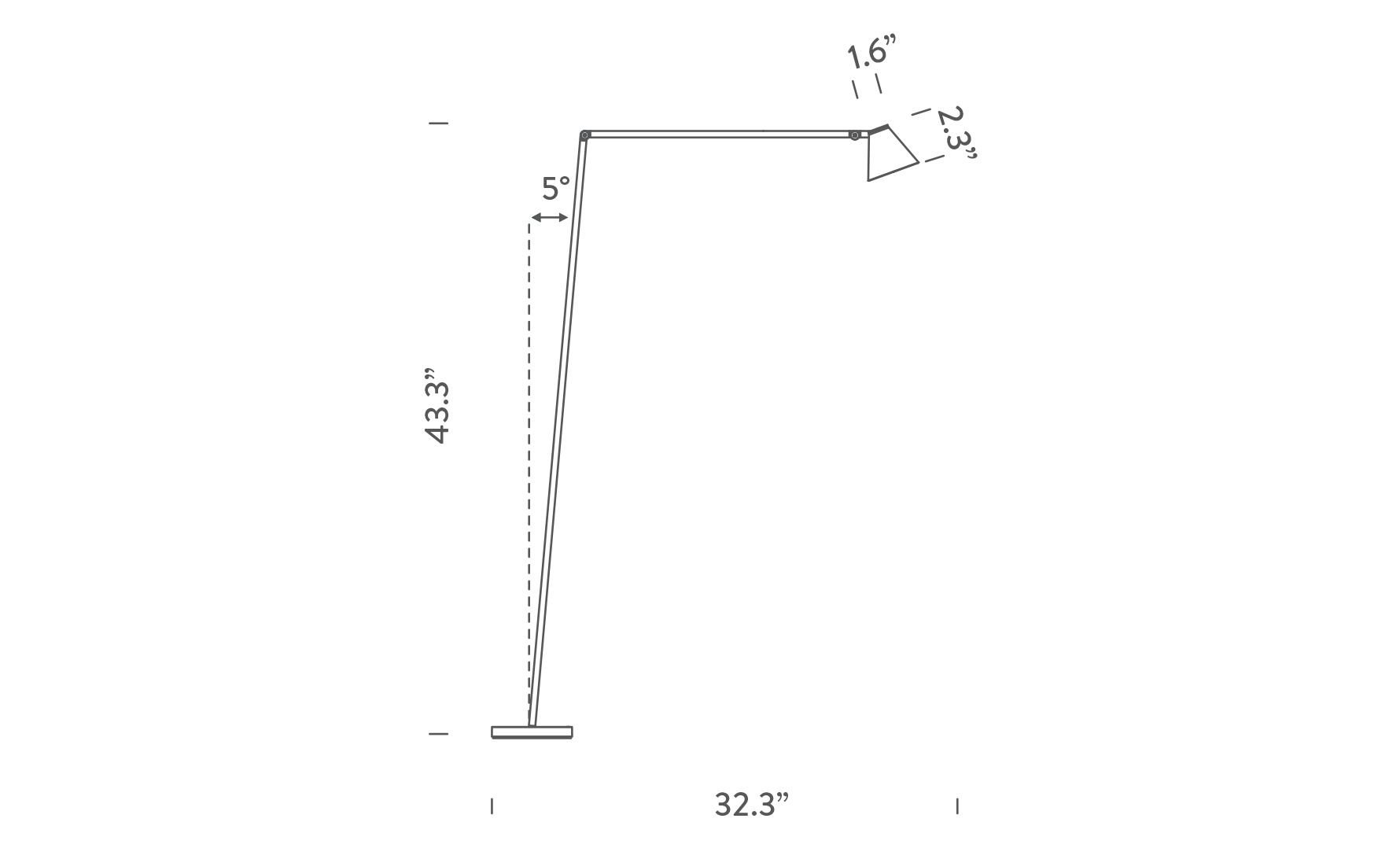 untitled reading floor lamp