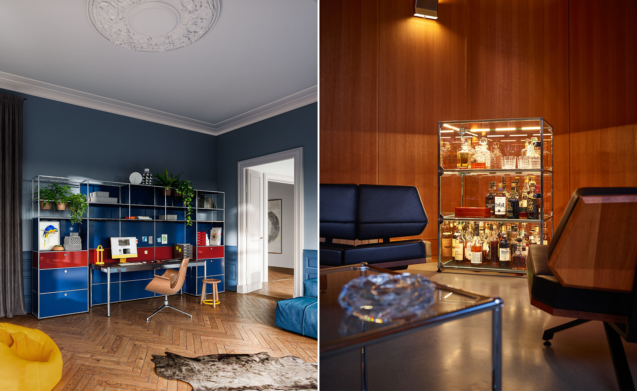 USM Haller Media Unit Low