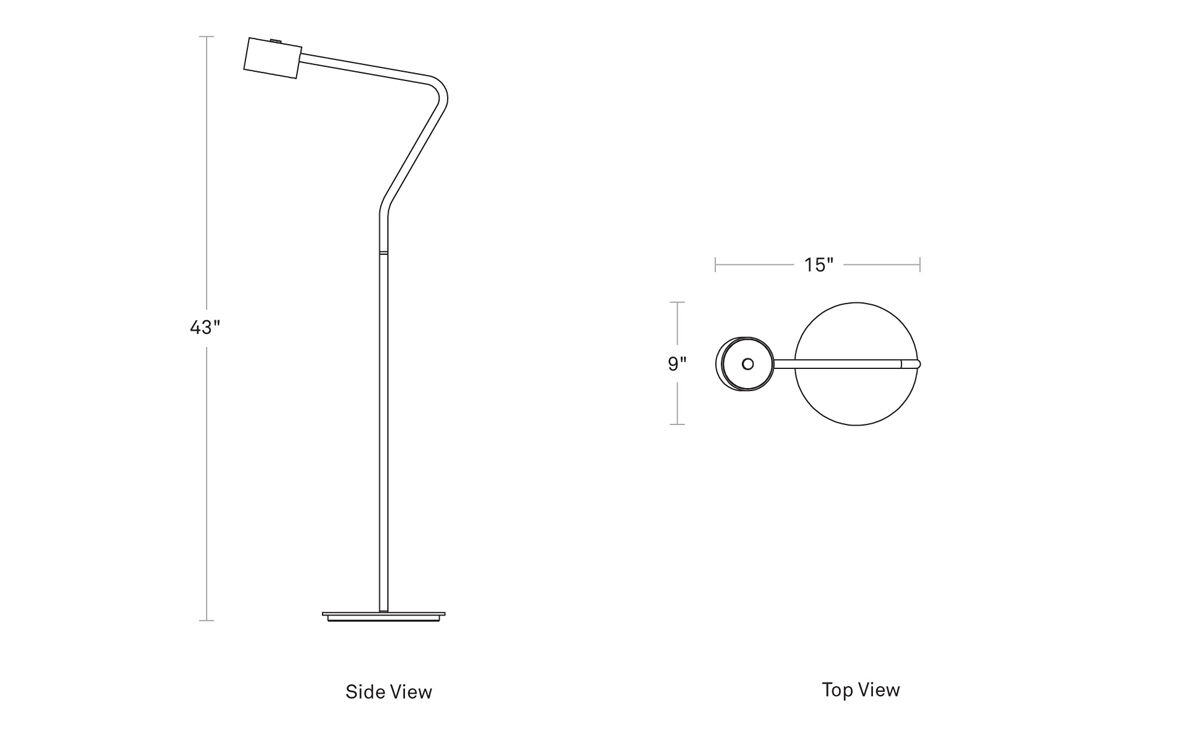 verge floor lamp