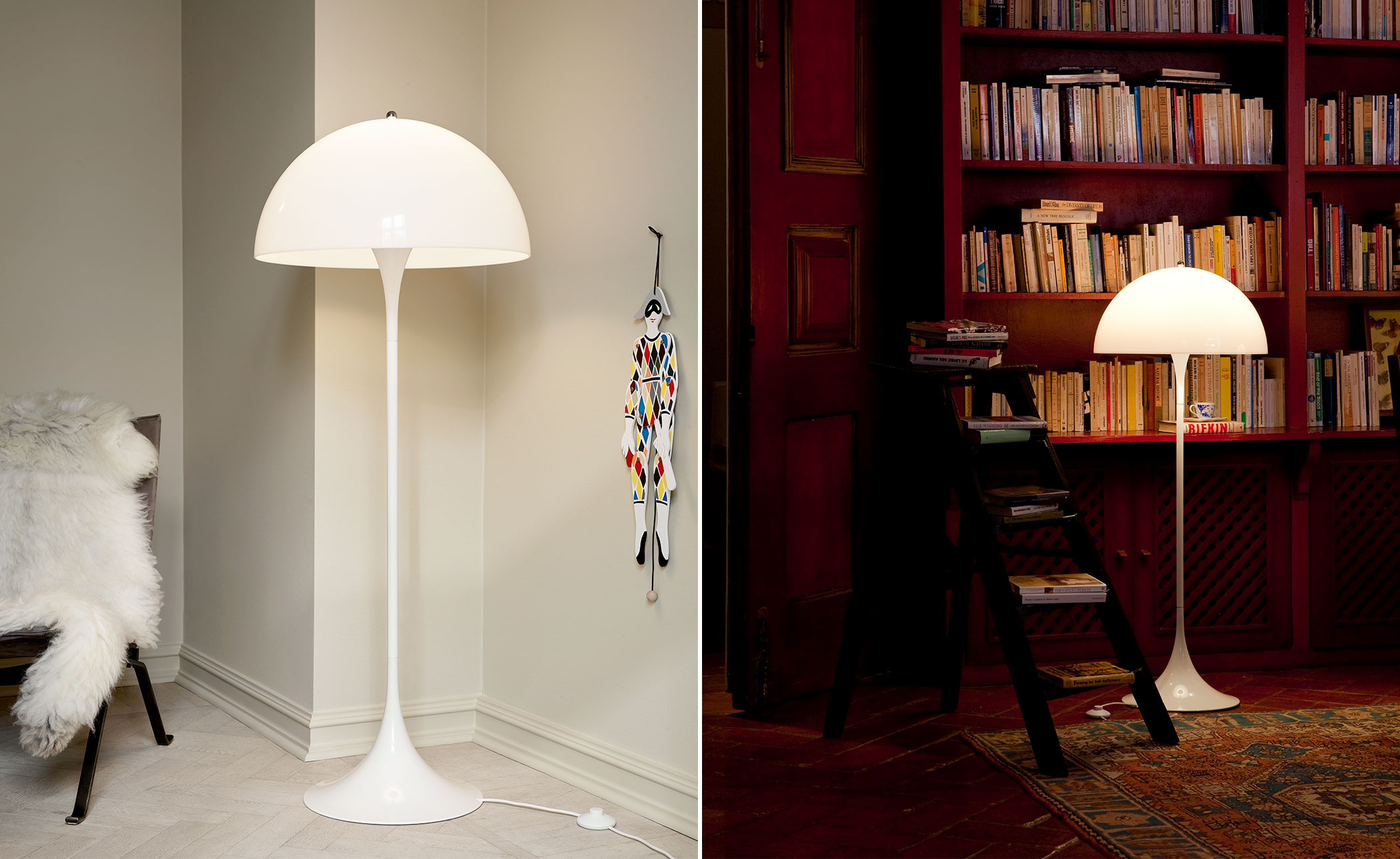 verner panton panthella floor lamp