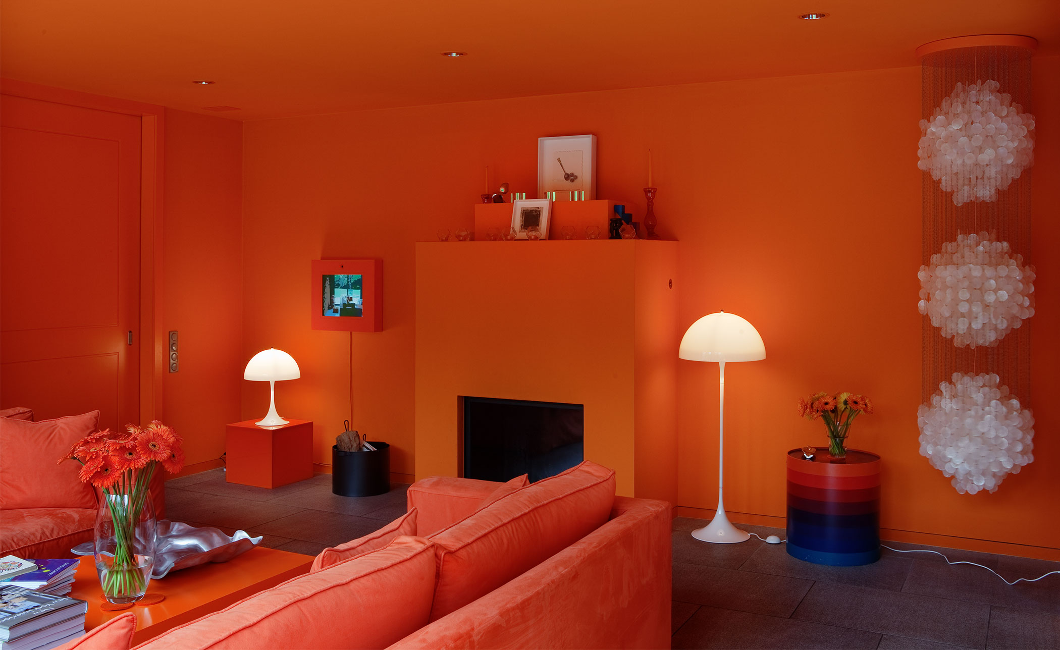 verner panton panthella floor lamp