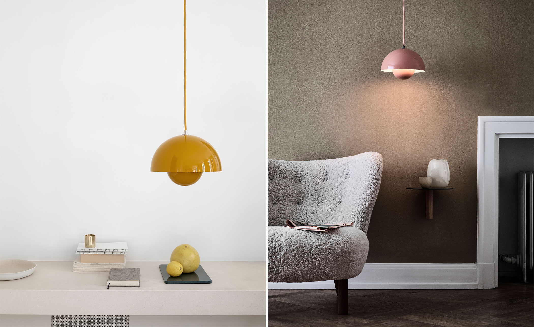 verner panton vp1 flowerpot suspension lamp