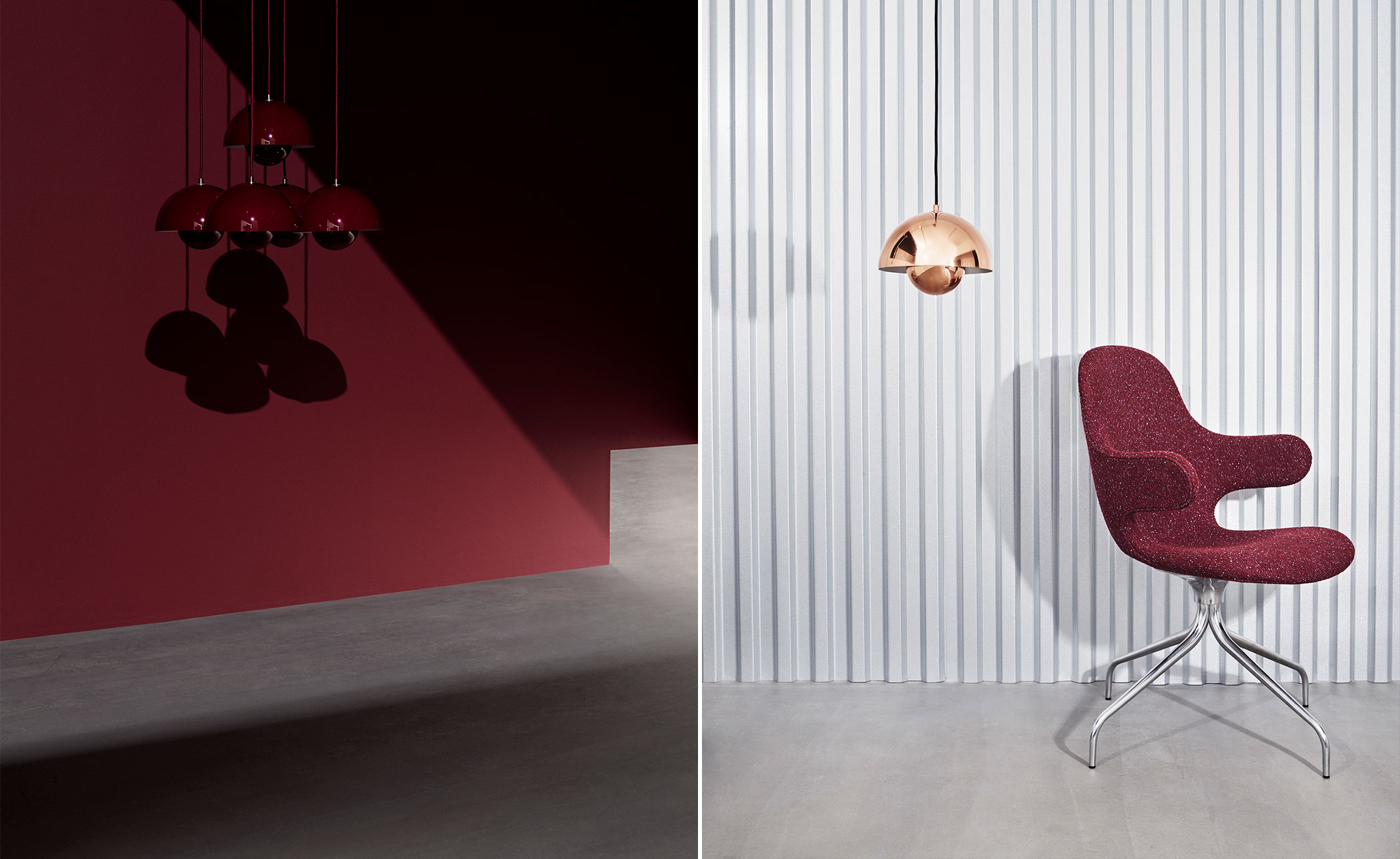 verner panton vp1 flowerpot suspension lamp
