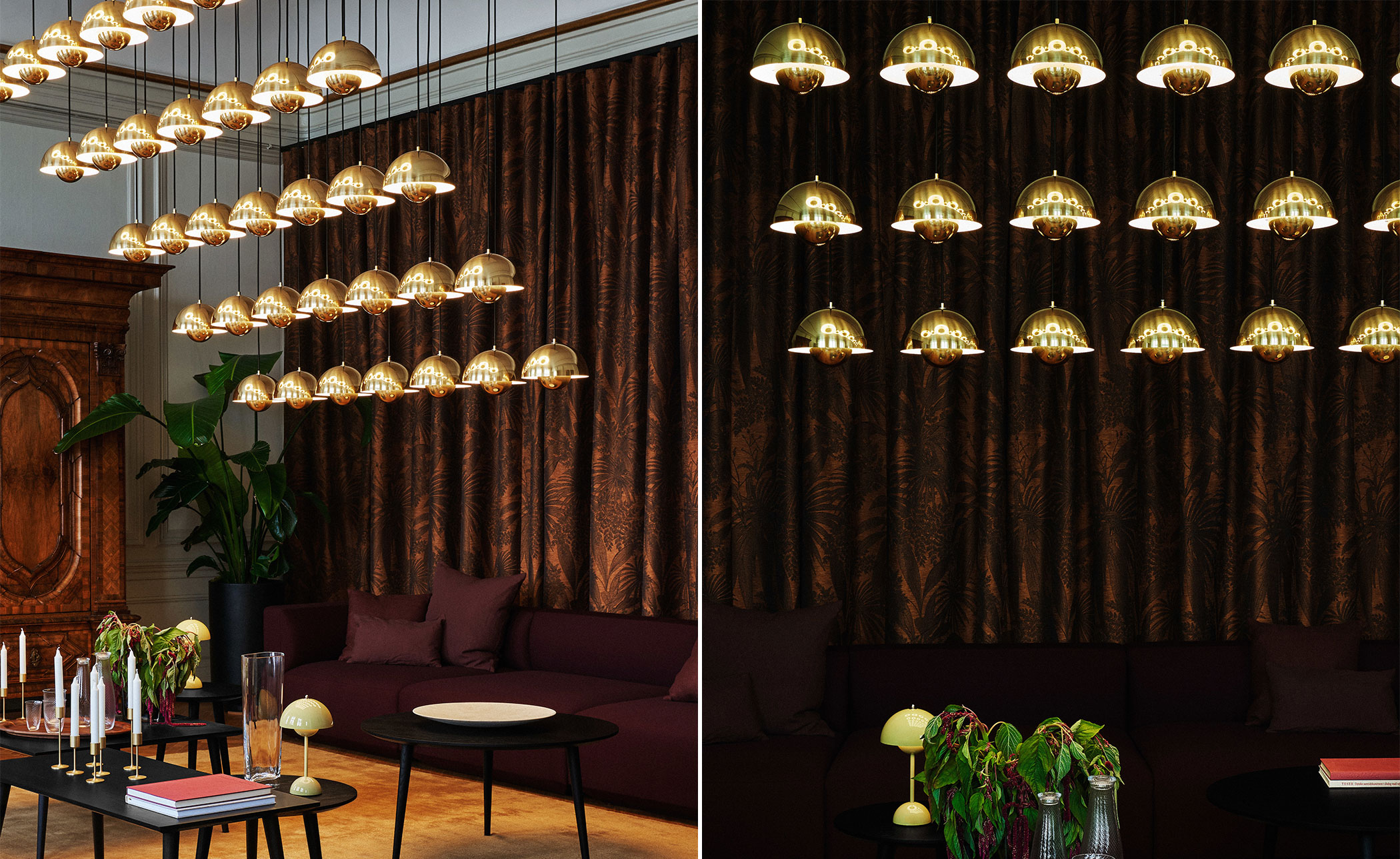 verner panton vp1 flowerpot suspension lamp